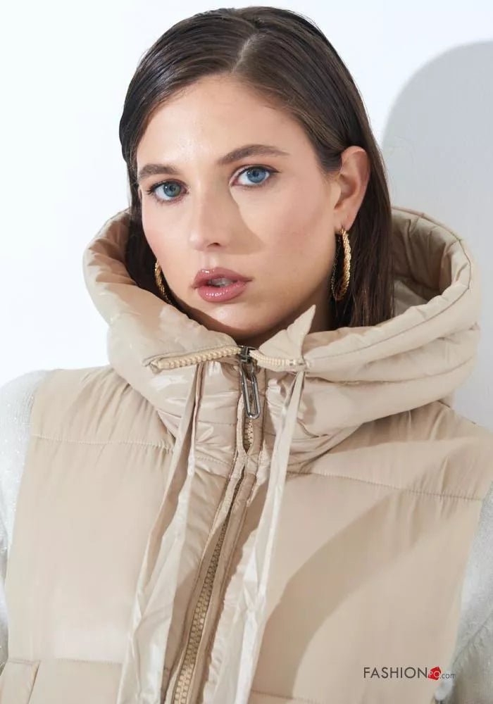Daunenjacke mit Taschen