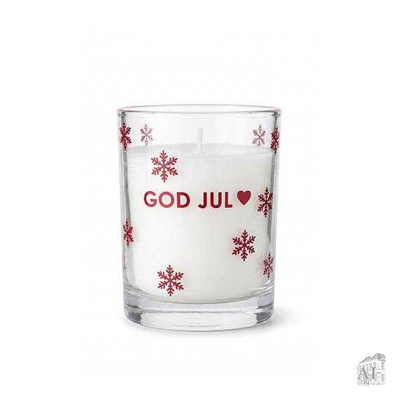 Kerze im Glas God Jul Det Gamle Apotek