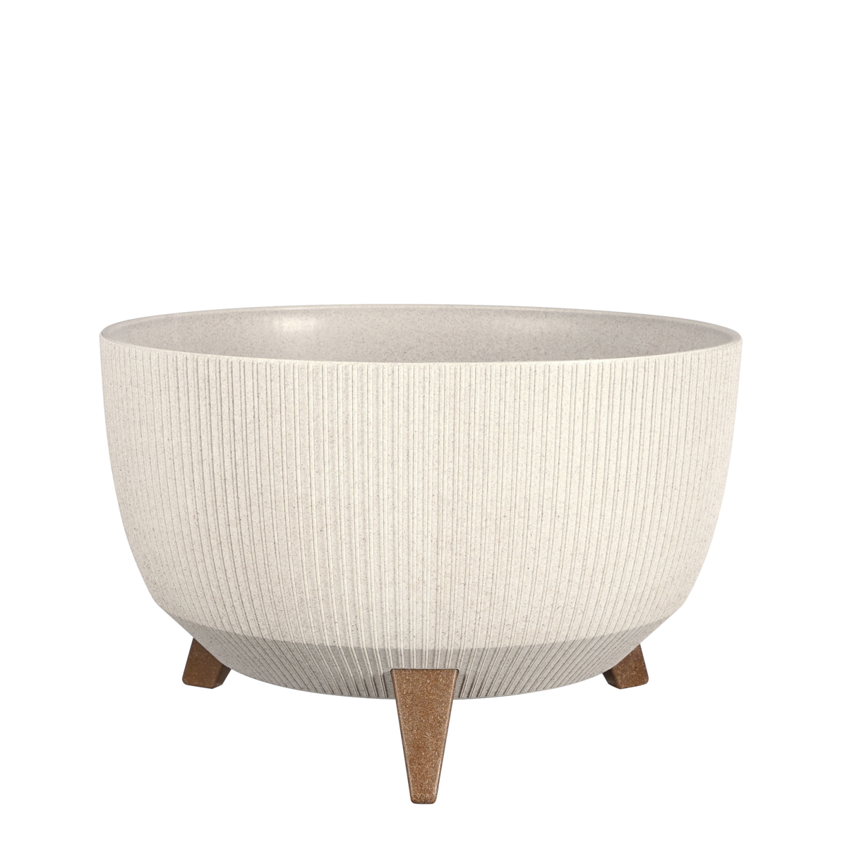 Blumentopf Doppio H20,5 x Ø40 cm – recycelter Kunststoff