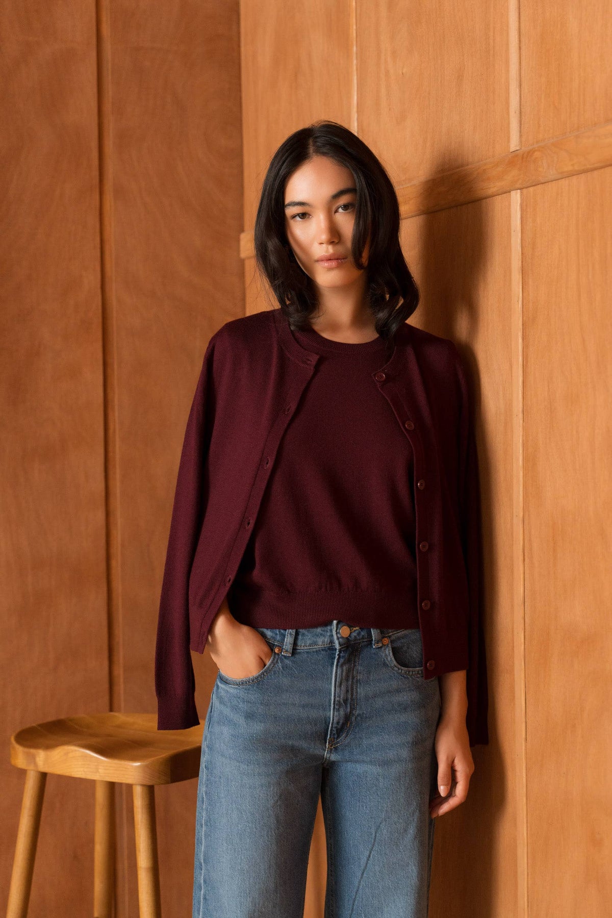 Twinset 100% Merinowolle Gilet & ärmelloser Pullover