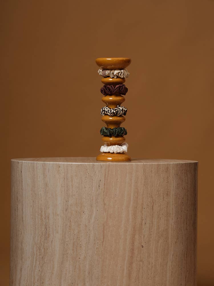 5er-Set Haargummis aus Seide - Le Petit