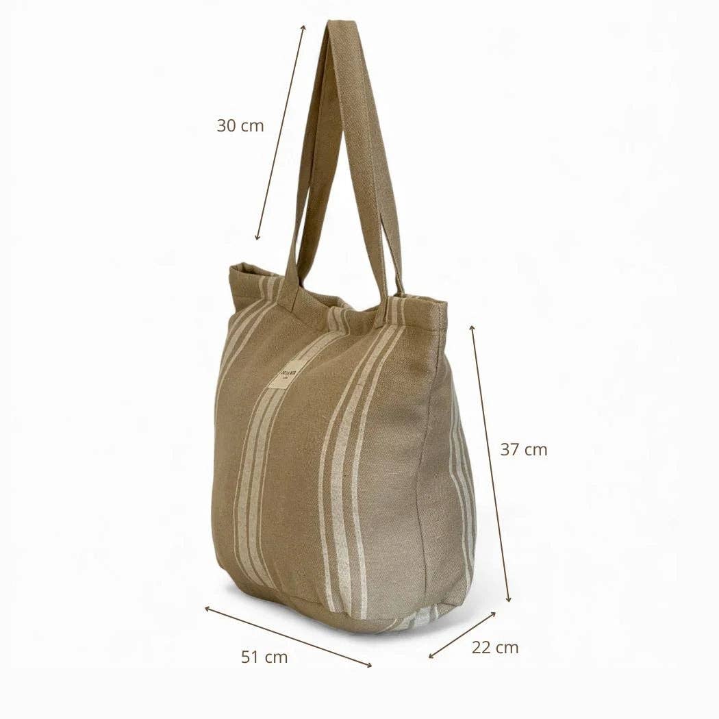 Große Shopper mit Reißverschluss CARRE