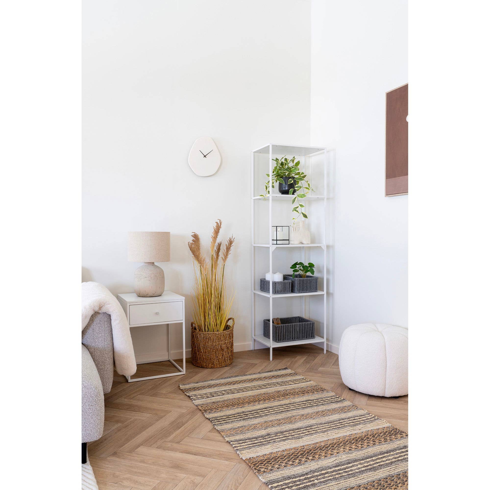 Bilby - Tischlampe. Keramik. hellbraun 150 cm Kabel