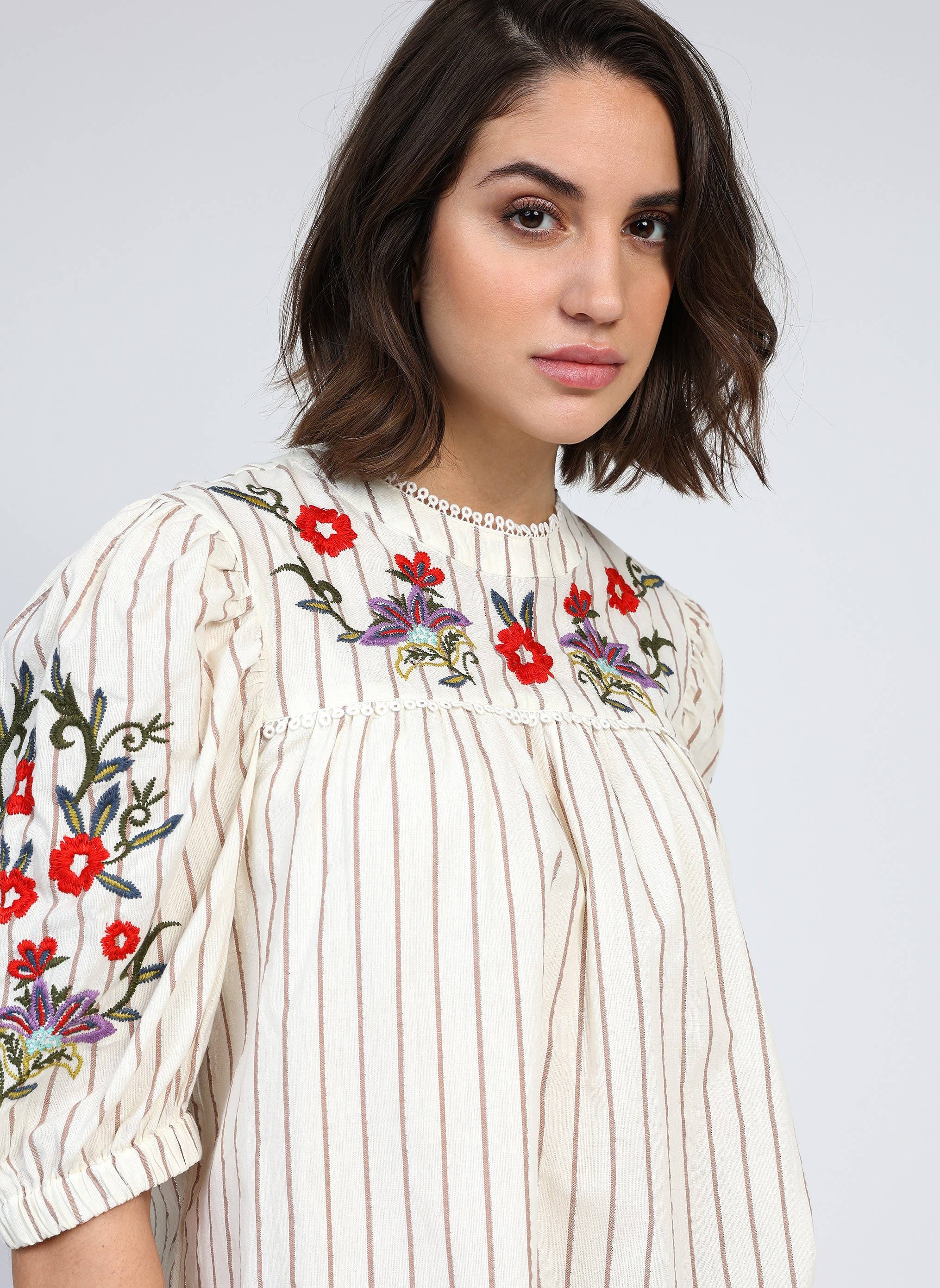 Bluse SOLUZA gestreift