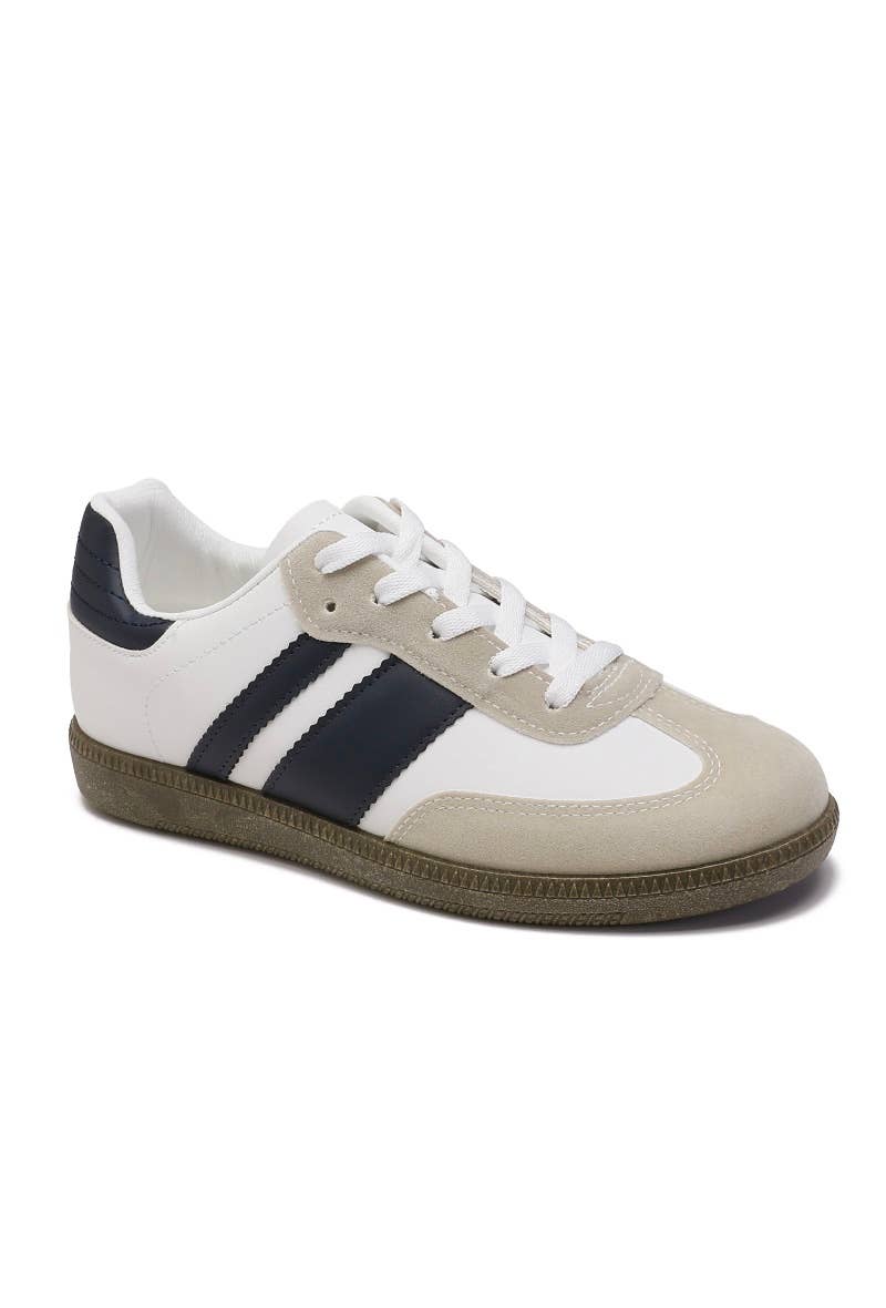 Trendiger Sneaker weiß/blau
