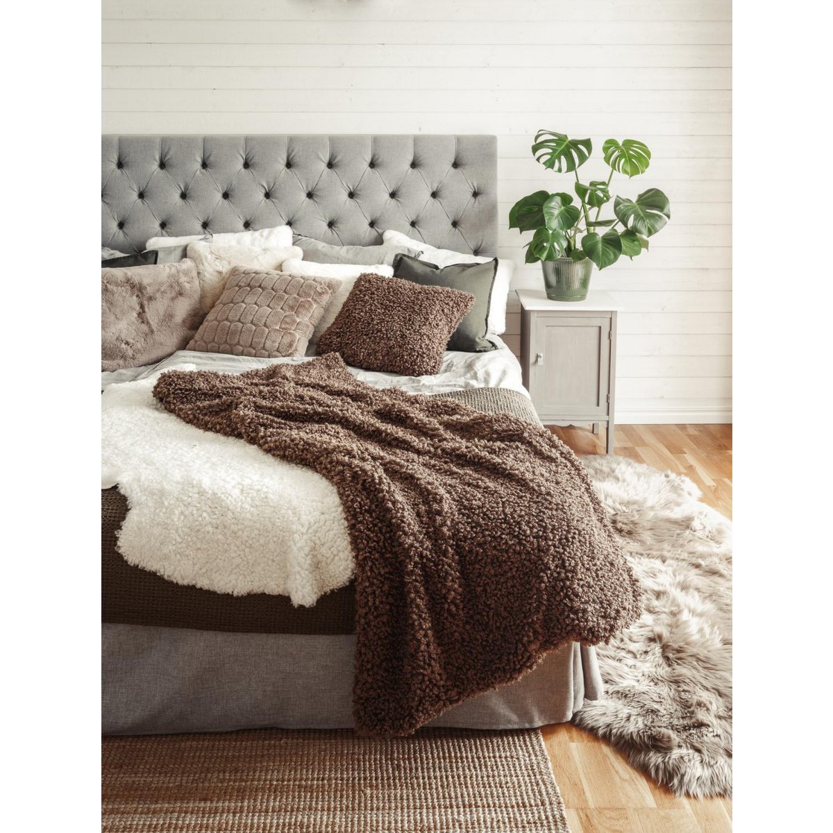 Flauschiges Kissen Skinwille Home