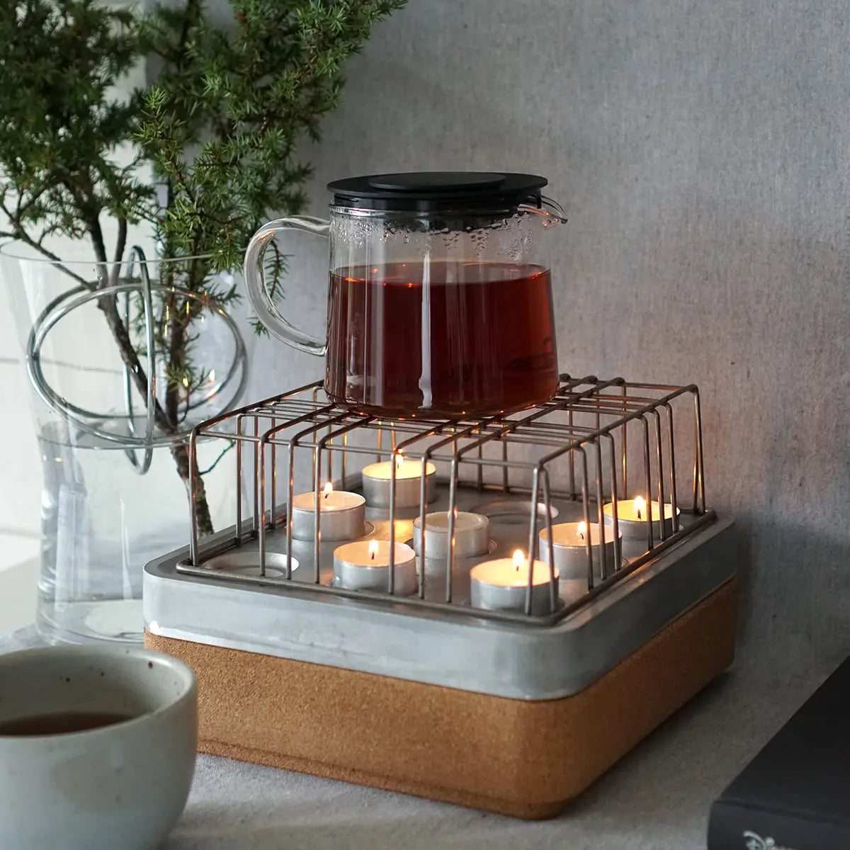 Schwedischer Kerzenhalter aus recyceltem Material — ein Designklassiker!