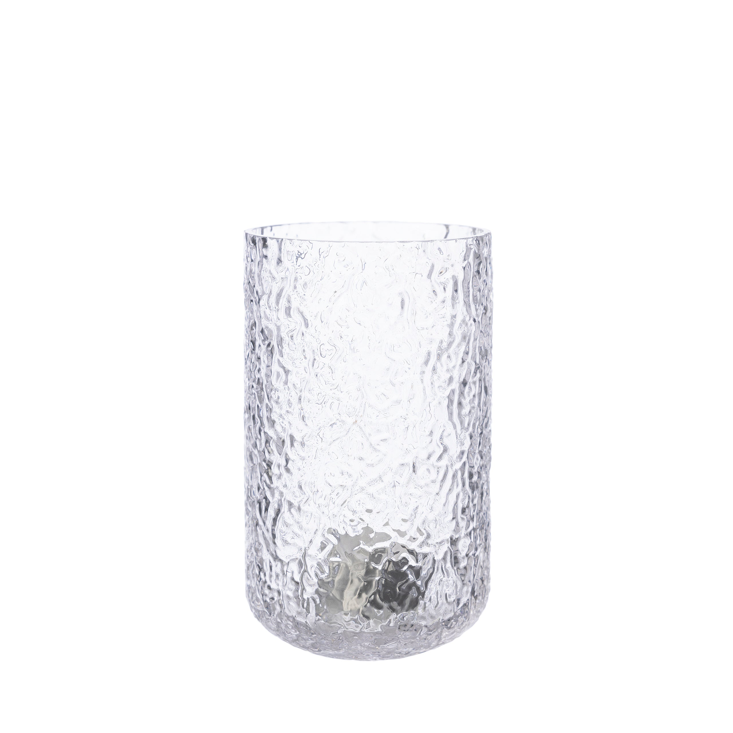 Windlicht aus Glas gemustert verschiedene Größen