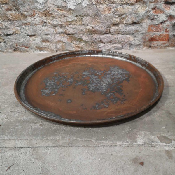 Inda Eisen / Metall Tablett rost