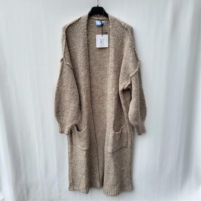 Strickjacke lang