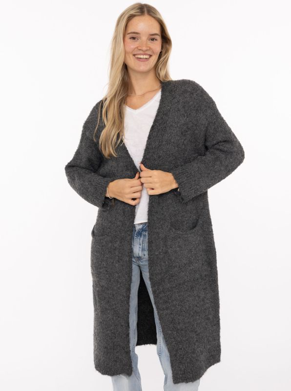 XXL Wollmix Wollmantel / Jacke / Cardigan / Zwillingsherz