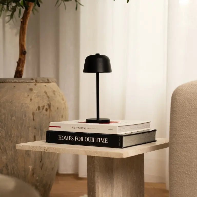 Lampe "Anton" schwarz kabellos