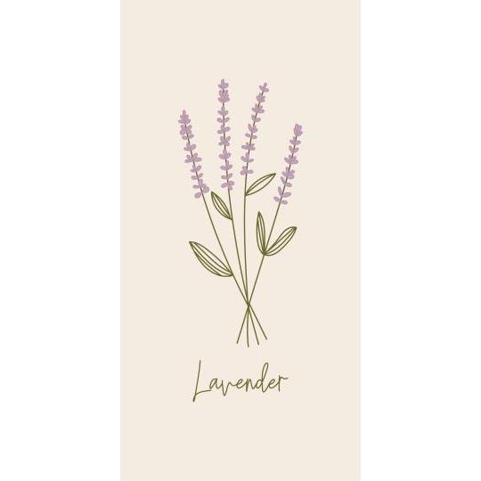 Serviette Lavendel