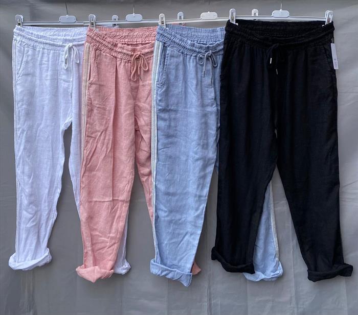 Hose Sommer leger aus Leinen