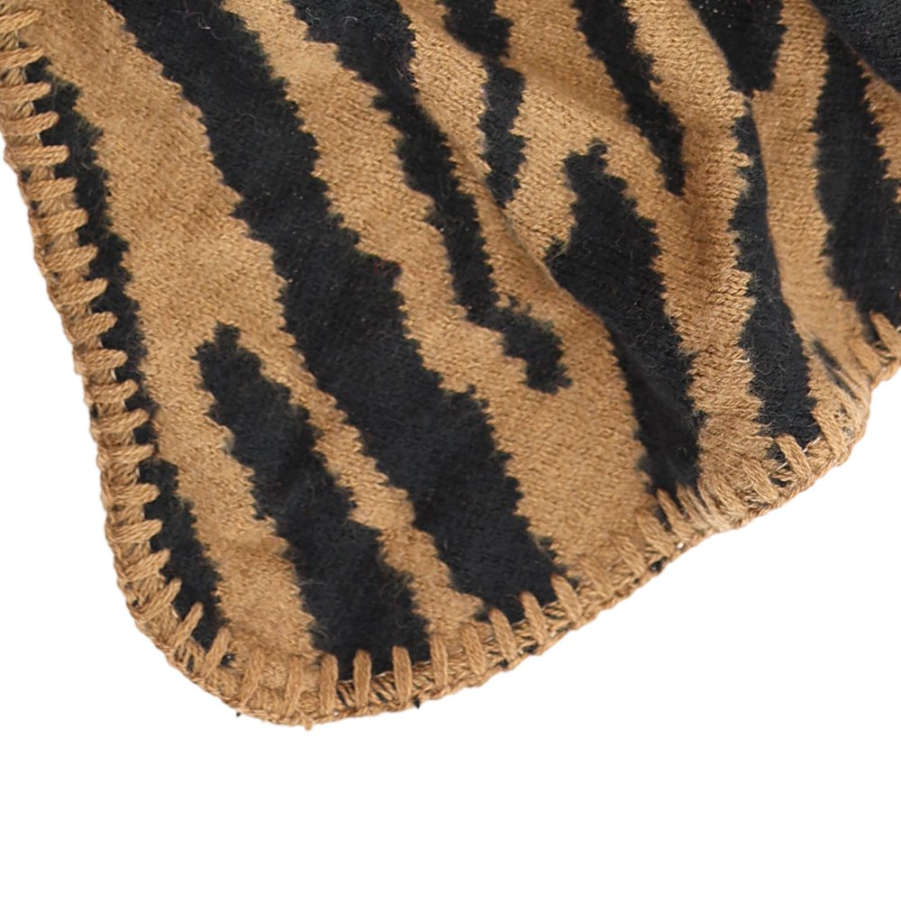 Schal Lize Taupe Schwarz