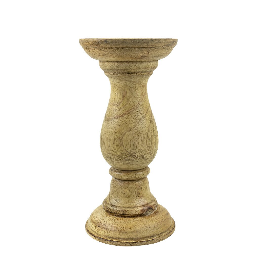 Kerzenständer rund Mangoholz 20cm