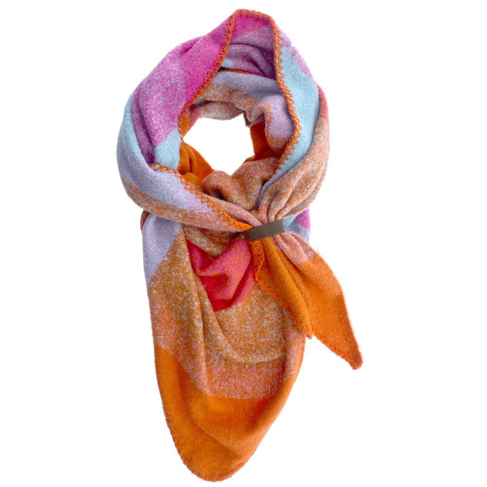 Schal Nina ruit Orange