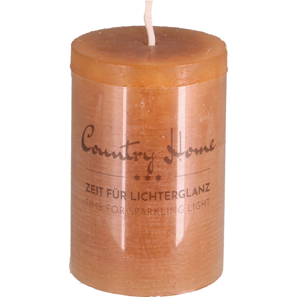 Stumpenkerze Country Home, H/D 150/70mm, durchgefärbt,