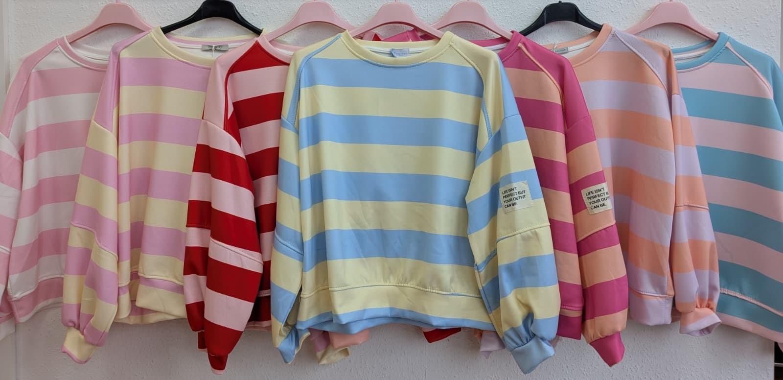 streifen Langarm Shirt