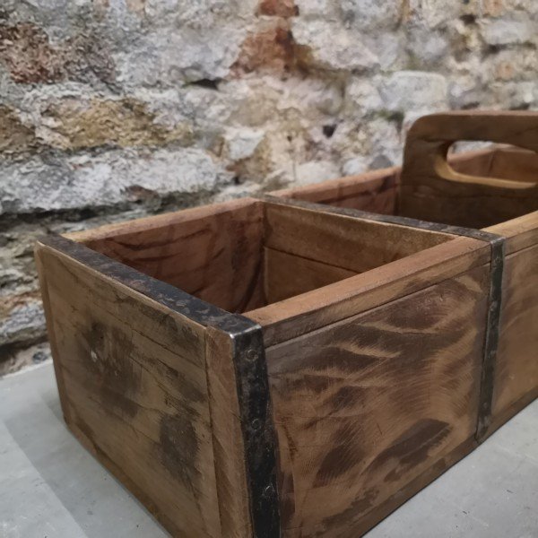 Raja Tablett Holzkiste 61x18x17