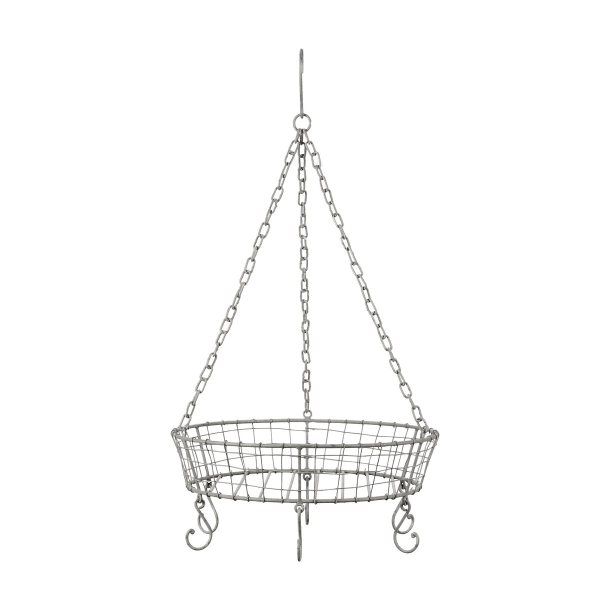 Tablett rund mit Haken