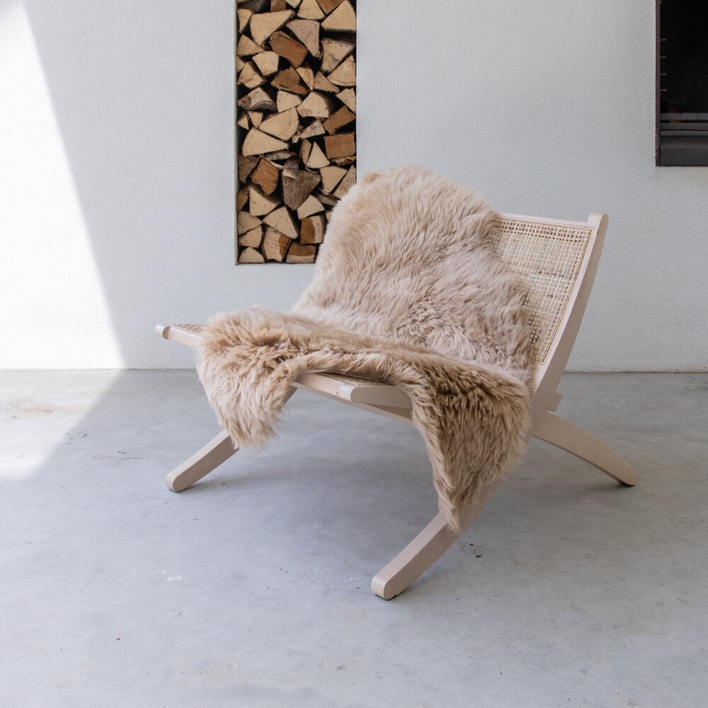 Schaffell Neuseelandschaf sand 100cm