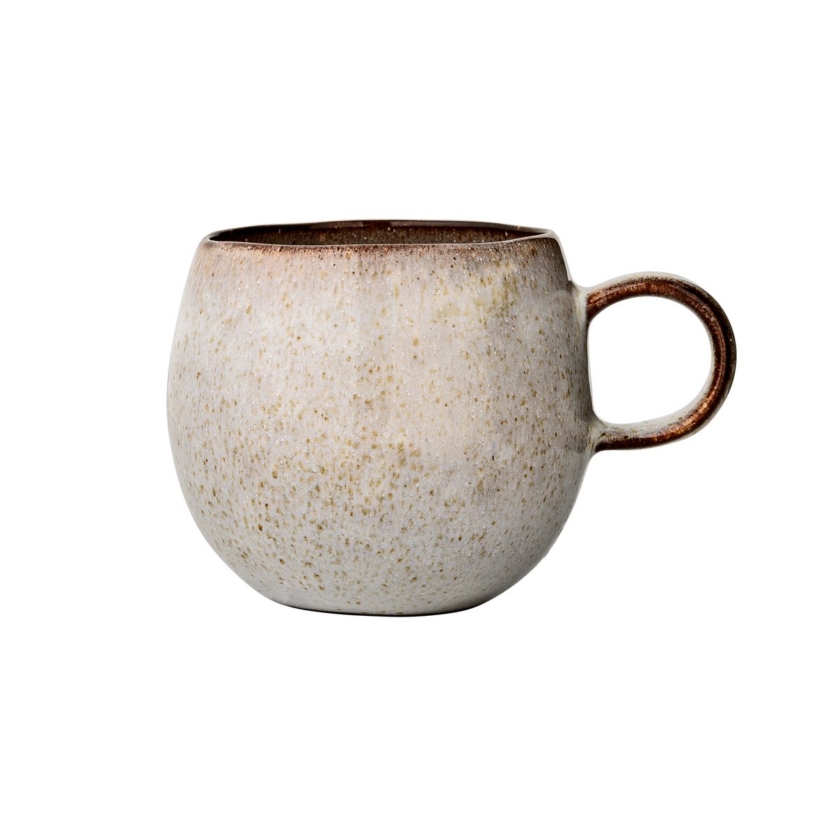 Sandrine Becher Tasse, grau Steingut Bloomingville