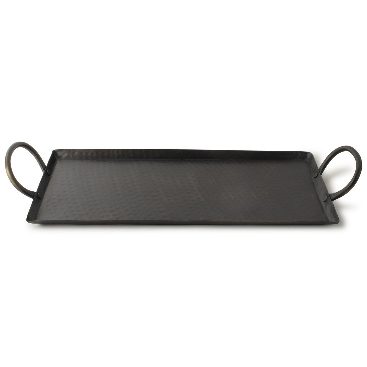 Servier- und Deko Tablett aus Metall 37x17cm