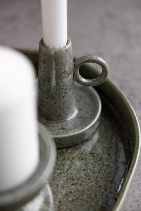 Vallholm grüner Kerzenständer von Storefactory