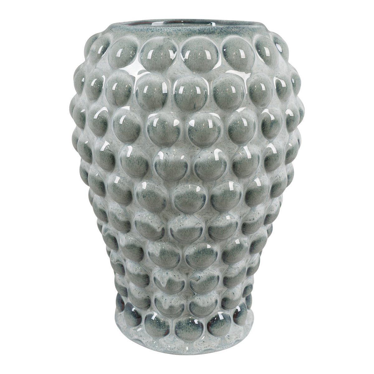 Vase aus Keramik blau