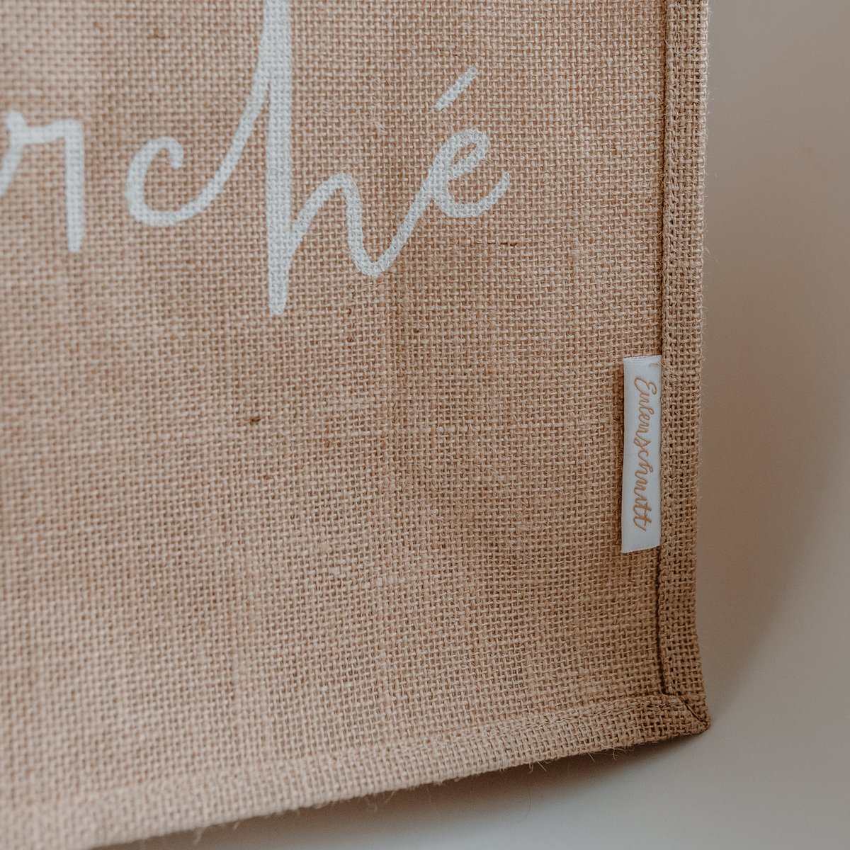 Jute Shopper au petit marché natur