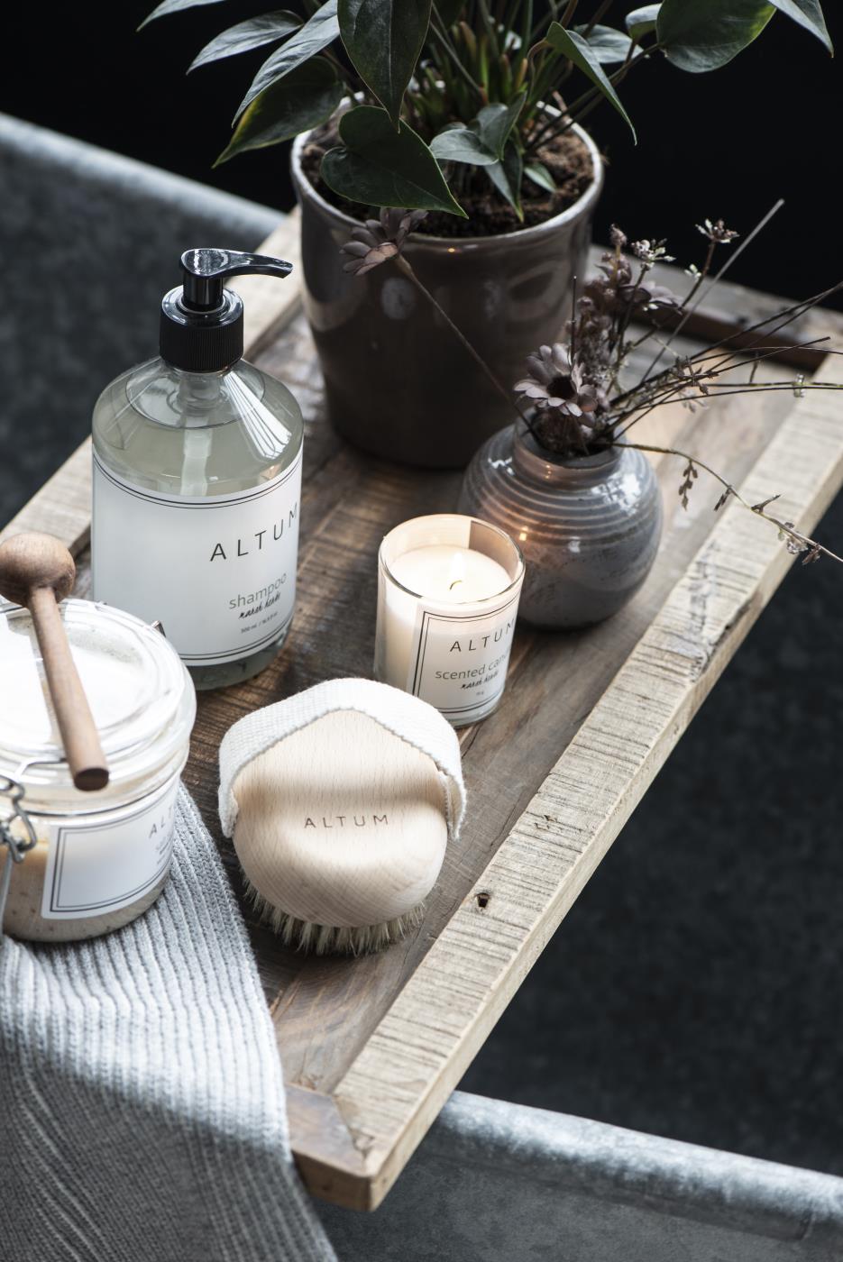 Tablett länglich mit kleiner Kante IB Laursen UNIKA