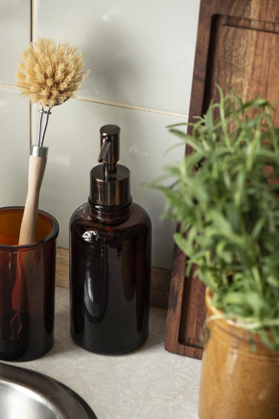 Seifenspender braunes Glas Ib Laursen