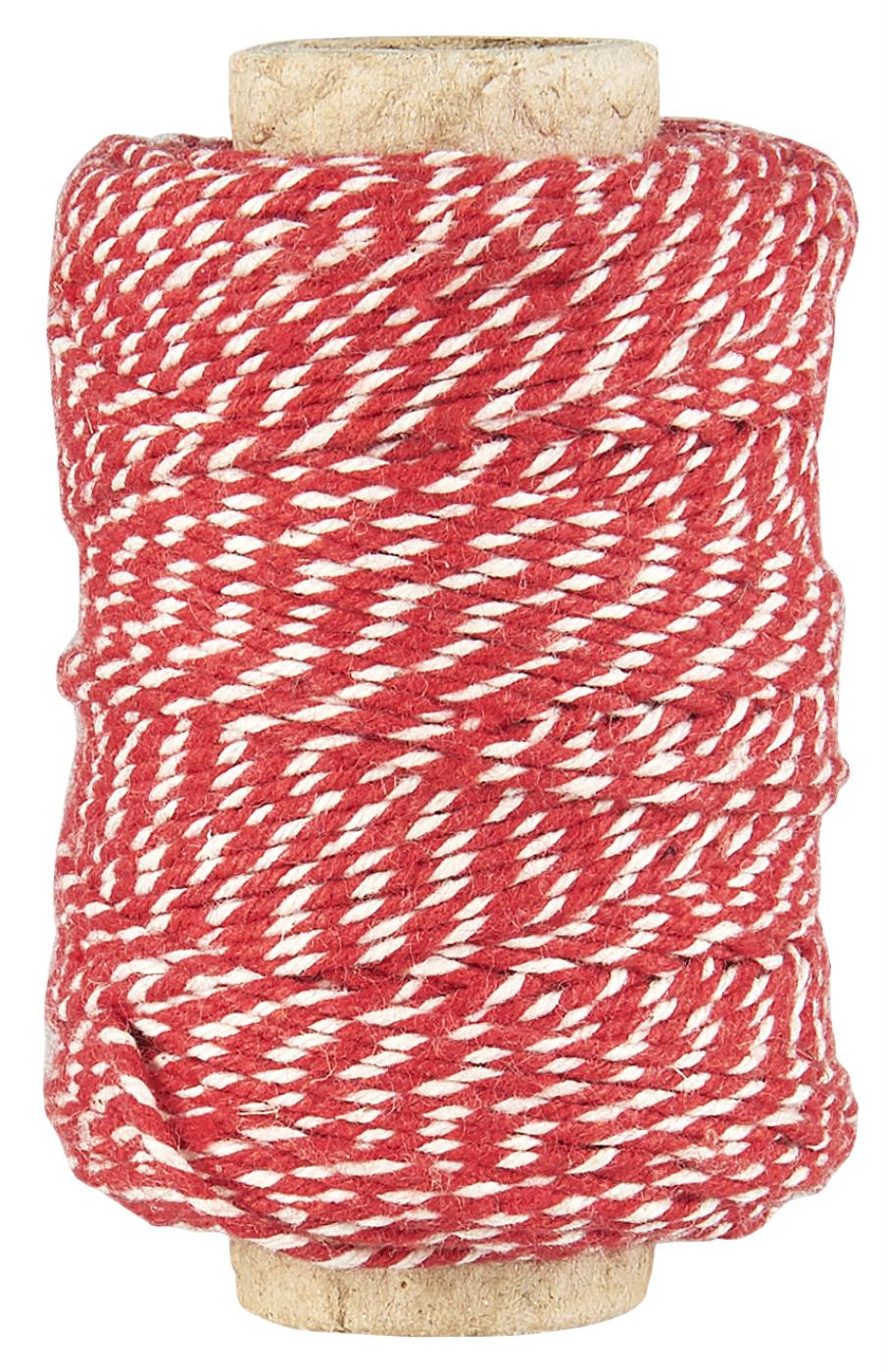 Garn rot/weiss 50m IB Laursen