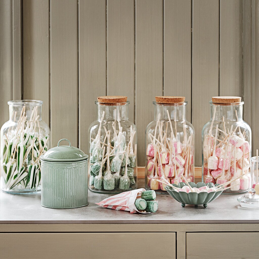 Tin Ingrid Stripe Hellgrün 2er Set