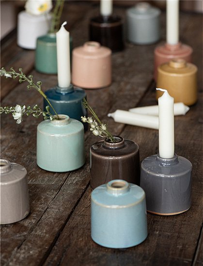 Kerzenhalter f/Stabkerze Ragnhild creme