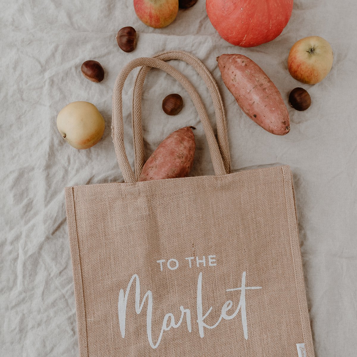 Jute Shopper to the Market natur