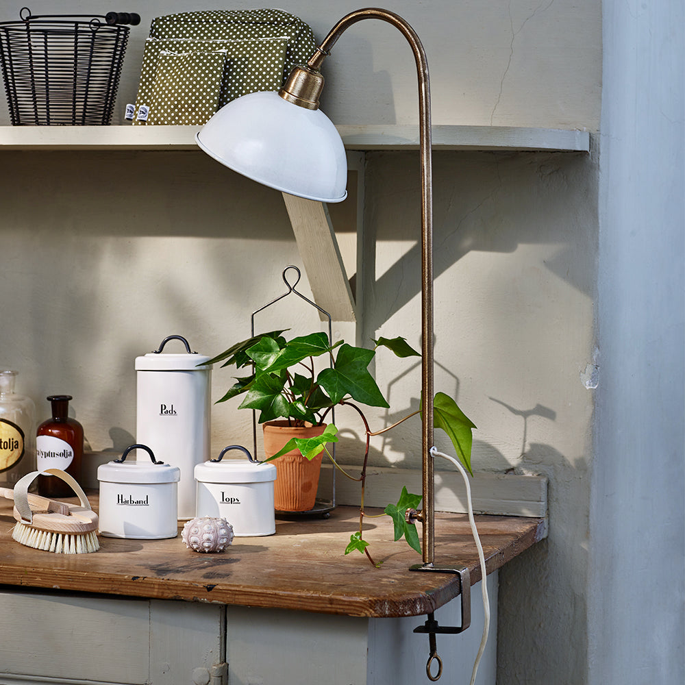 Lampe zum klemmen weiß Strömshaga