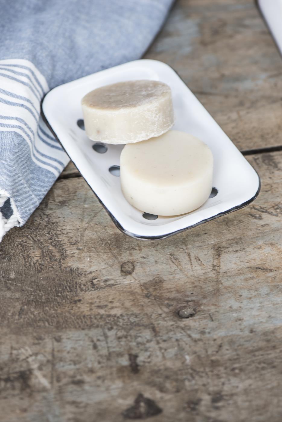 Seifenschale in zwei Teilen Emaille von IB Laursen