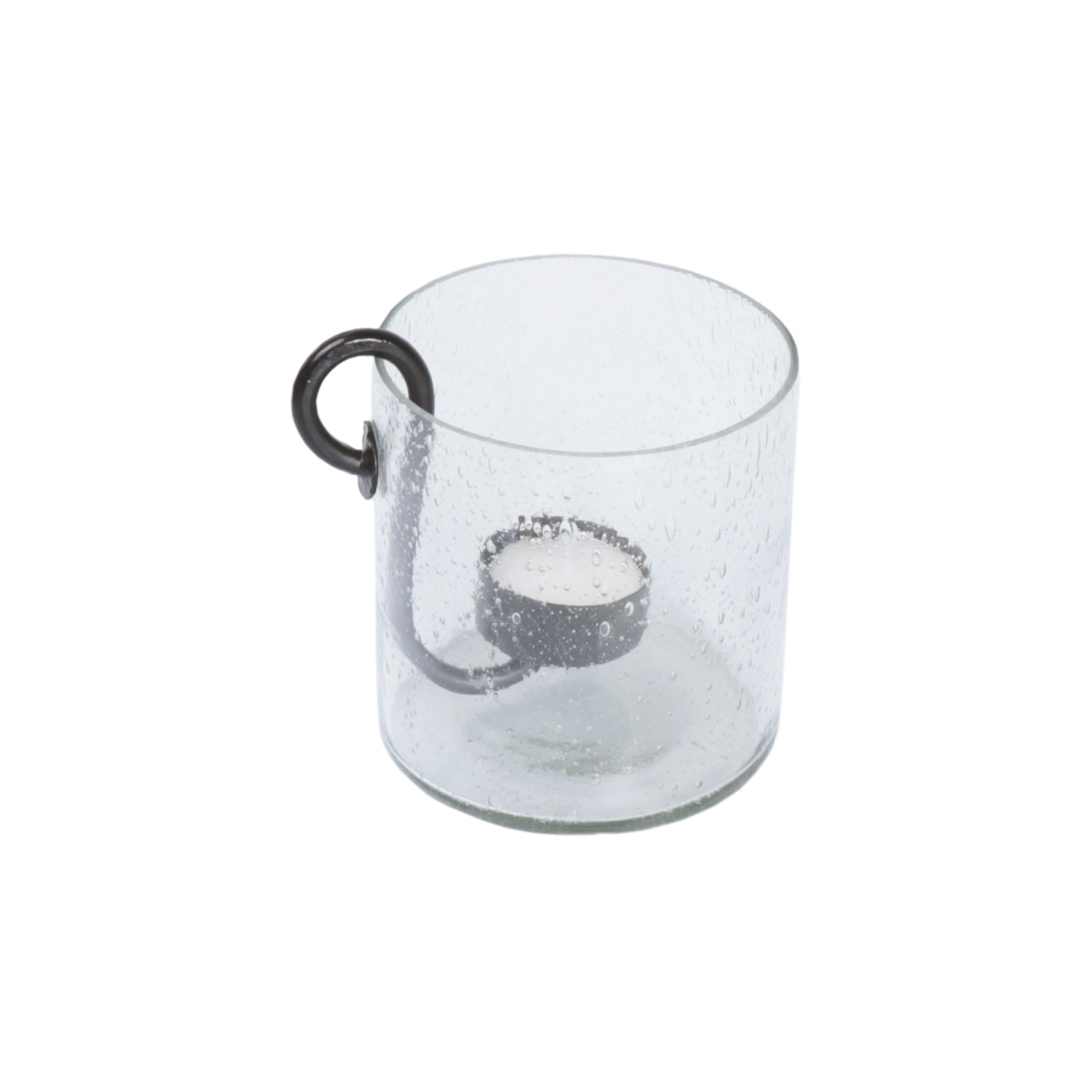 Leeff Teelichthalter klein mit Glas