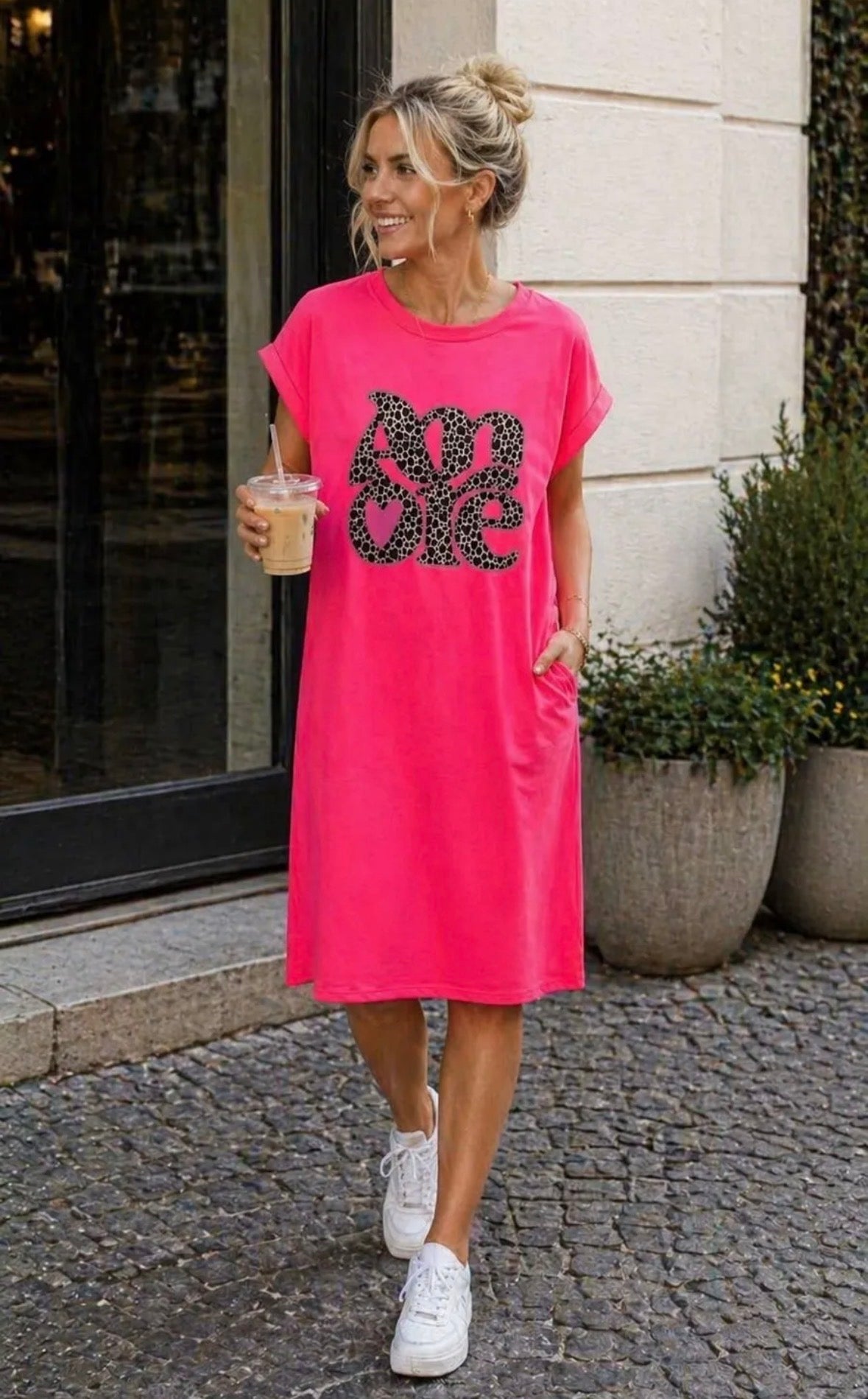 Kleid dunkelblau AMORE