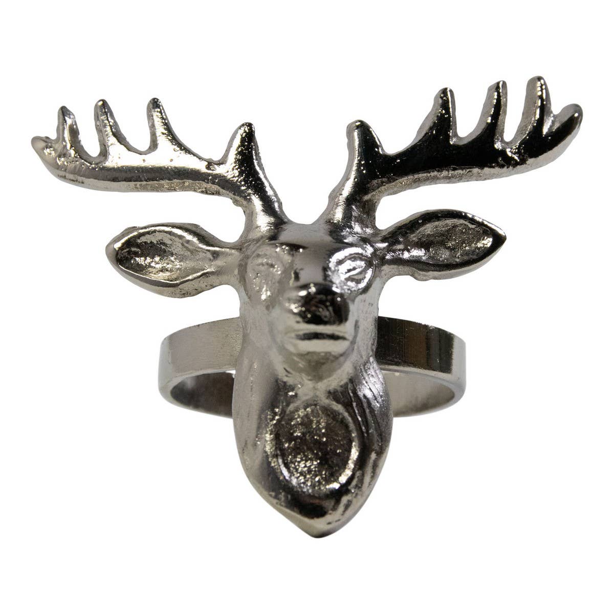 Serviettenring Herz Silber 6x7x6cm (Set von 4)