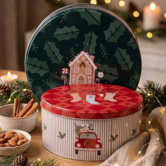 Weihnachts Blechdose im zweier Set Det Gamle Apotek