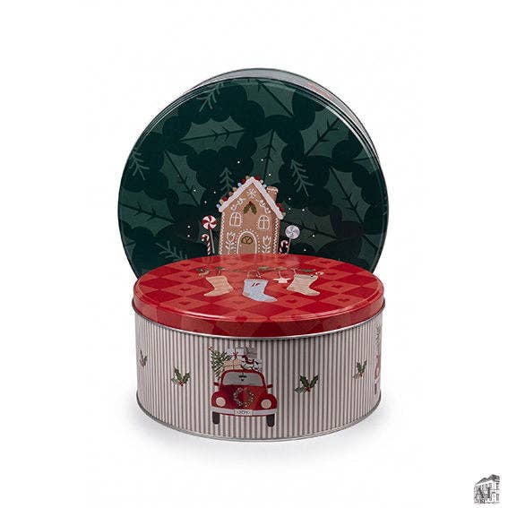 Weihnachts Blechdose im zweier Set Det Gamle Apotek