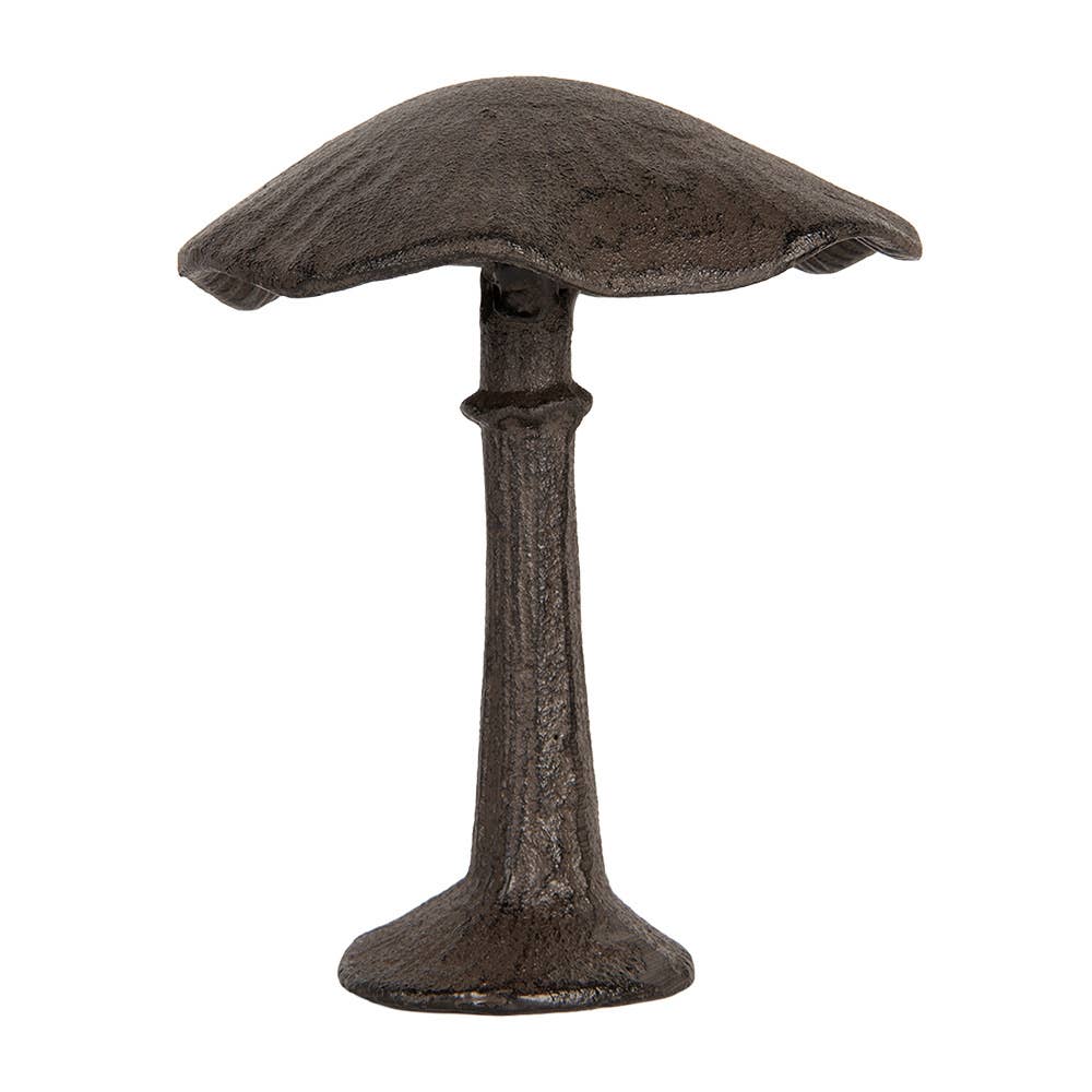 Dekorative Figur Pilz 12x11x14 cm Braun Metall
