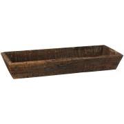 Holzkiste m/schrägen Seiten UNIKA