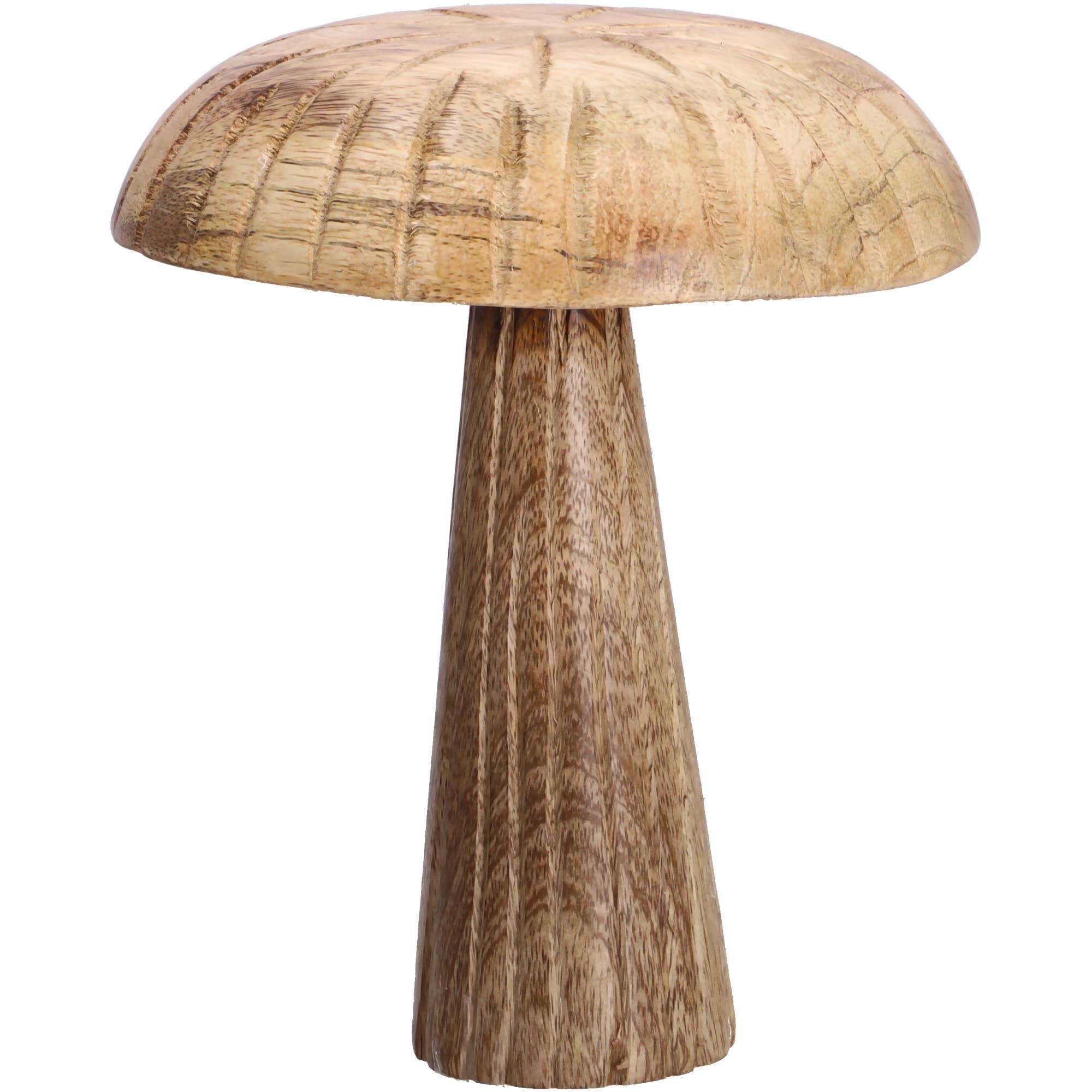 Holz Pilz Tron, D18cm, H15cm, Natur