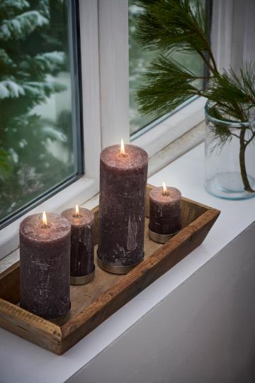 Holzkiste m/schrägen Seiten UNIKA