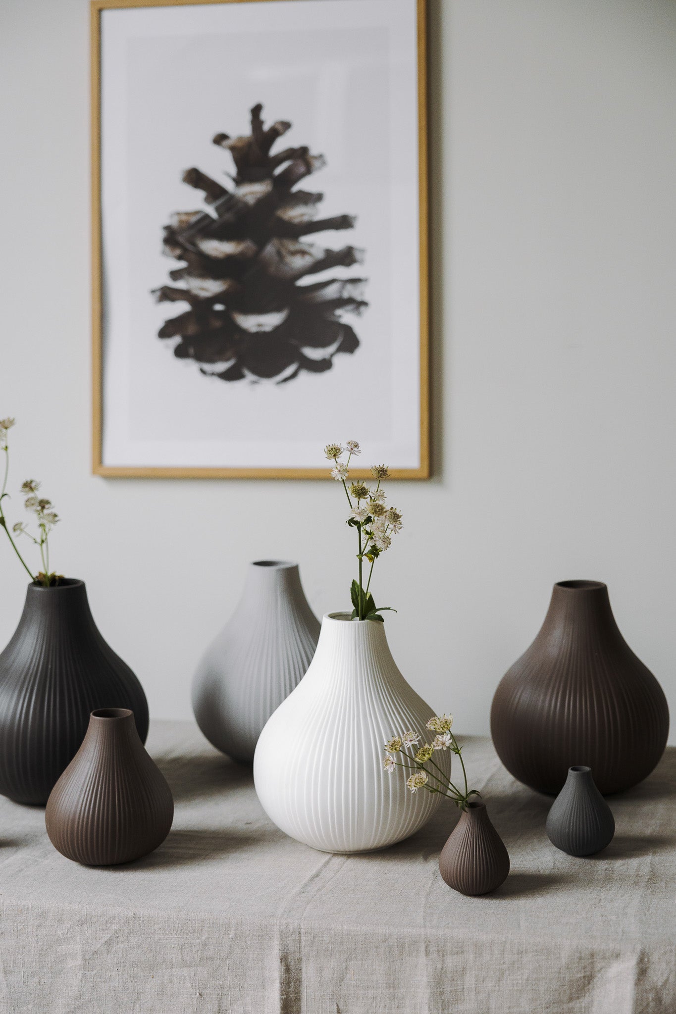 Ekenäs XL brown ceramic Vase Storefactory