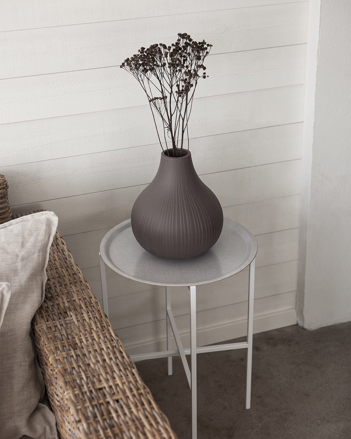 Ekenäs XL brown ceramic Vase Storefactory